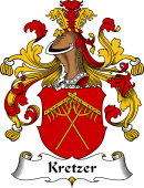 German Wappen Coat of Arms for Kretzer
