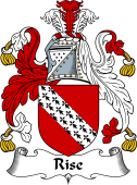 English Coat of Arms for the family Rise