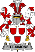 Irish Coat of Arms for Fitz-Simons