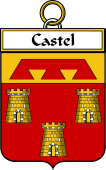 French Coat of Arms Badge for Castel