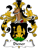 German Wappen Coat of Arms for Diener