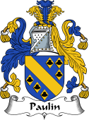 English Coat of Arms for the family Pollen or Paulin