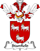 Coat of Arms from Scotland for Stanfield or Stamfield