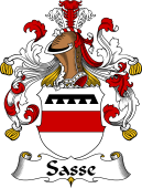 German Wappen Coat of Arms for Sasse