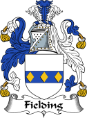 English Coat of Arms for the family Fielding