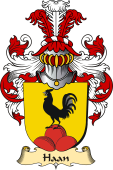 v.23 Coat of Family Arms from Germany for Haan