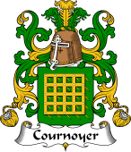 Coat of Arms from France for Cournoyer