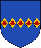 English Family Shield for Plompton or Plumpton