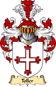 English Coat of Arms (v.23) for the family Toler or Toller