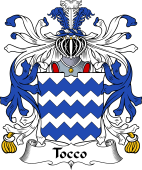 Italian Coat of Arms for Tocco or Tocci