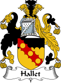 English Coat of Arms for Hallet