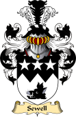 Scottish Family Coat of Arms (v.23) for Shewal or Sewell
