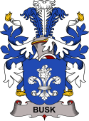 Coat of arms used by the Danish family Busk
