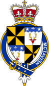 British Garter Coat of Arms for McTavish (Scotland)