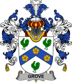 Irish Family Coat of Arms (v.25b) Grove