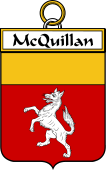 Irish Badge for Quillan or McQuillan