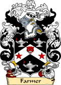 English or Welsh Family Coat of Arms (v.23) for Farmer