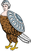 Gods and Goddesses Clipart image: Harpy