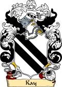 English or Welsh Family Coat of Arms (v.23) for Kay