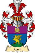 v.23 Coat of Family Arms from Germany for Carl