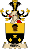 Republic of Austria Coat of Arms for Merkl