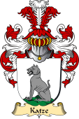 v.23 Coat of Family Arms from Germany for Katze