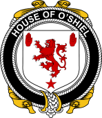 Irish Coat of Arms Badge for the O'SHIEL family