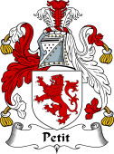 English Coat of Arms for Petit
