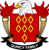 Coat of arms used by the Quincy family in the United States of America