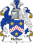 English Coat of Arms for the family Hellier