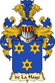 French Family Coat of Arms (v.23) for Haye ( de la) II