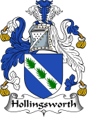 English Coat of Arms for Hollingsworth