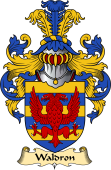 English Coat of Arms (v.23) for the family Waldron I or Walrond