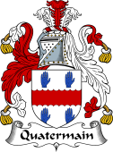 English Coat of Arms for the family Quatermain