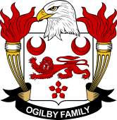 Coat of arms used by the Ogilby family in the United States of America