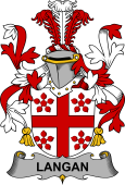 Irish Coat of Arms for Langan or O'Longan