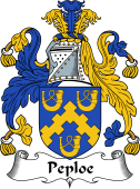 English Coat of Arms for Peploe