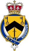 British Garter Coat of Arms for Bronson (England)