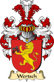 v.23 Coat of Family Arms from Germany for Wertsch