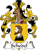 German Wappen Coat of Arms for Schedel
