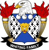 Coat of arms used by the Whiting family in the United States of America