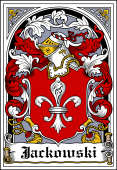 Polish Coat of Arms Bookplate for Jackowski