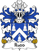 Welsh Coat of Arms for Rudd (Bishop of St David)