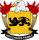 Coat of arms used by the Hotchkiss family in the United States of America