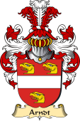 v.23 Coat of Family Arms from Germany for Arndt