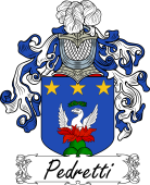 Araldica Italiana Italian Coat of Arms for Pedretti