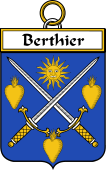 French Coat of Arms Badge for Berthier