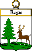 French Coat of Arms Badge for Regis