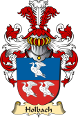 v.23 Coat of Family Arms from Germany for Holbach