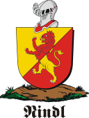 German shield on a mount for Nindl